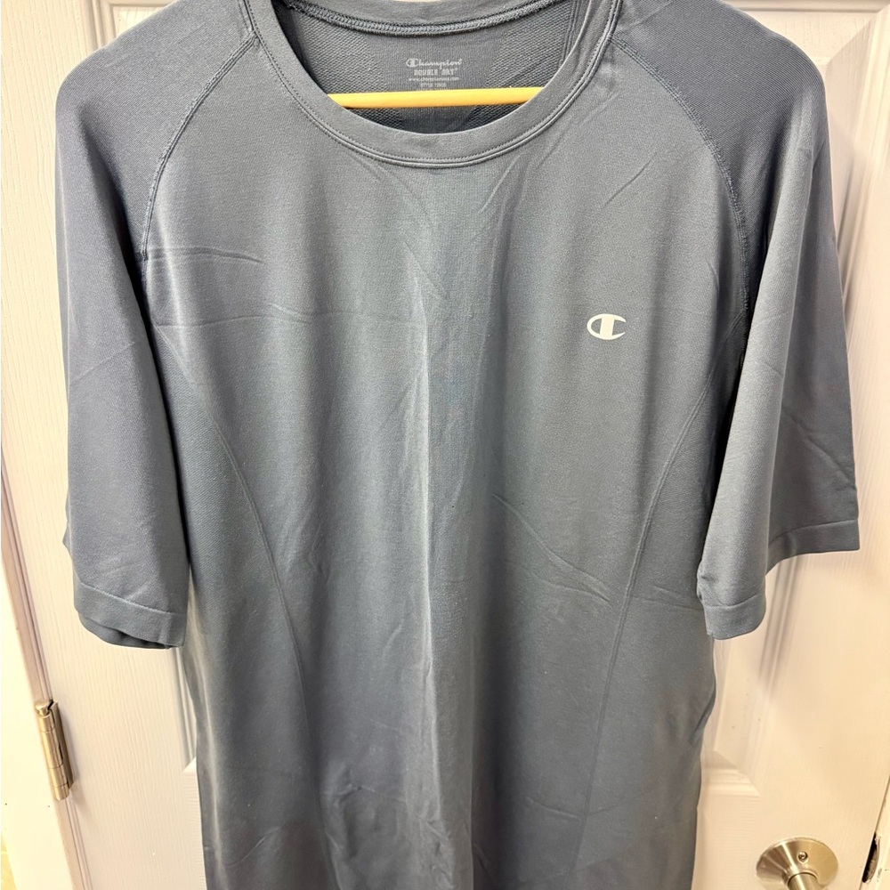 Champion Men's Slate Gray Short Sleeve Tee